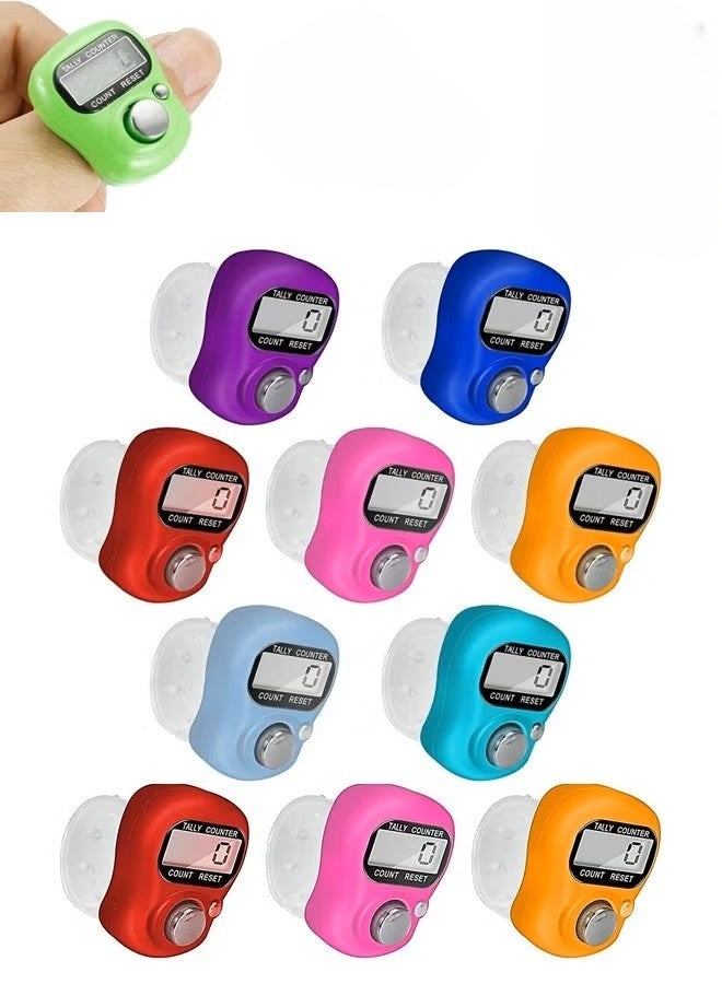 Digital Tasbih Tally Counter, Prayer Counting Tool for Ramadan, Comes in Assorted Colors-2pc - Image 1